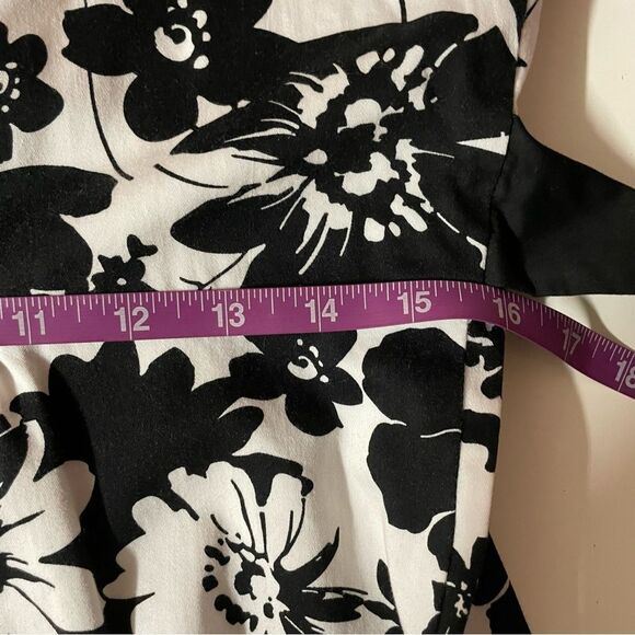 Vintage A.P.N.Y. Y2K Girls’ Size 12 White & Black Floral Dress EUC - Picture 6 of 11
